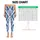 Indigo Ikat Motifs For Calm Studio Yoga, Weekend Movement And Relaxed Everyday Travel Leggings - 1
