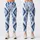 Indigo Ikat Motifs For Calm Studio Yoga, Weekend Movement And Relaxed Everyday Travel Leggings - 1