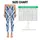 Indigo Ikat Motifs For Calm Studio Yoga, Weekend Movement And Relaxed Everyday Travel Leggings - 3