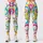 Colorful Abstract Rings for Yoga Pilates and Everyday Active Living Leggings - 3
