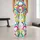 Colorful Abstract Rings for Yoga Pilates and Everyday Active Living Leggings - 10