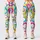 Colorful Abstract Rings for Yoga Pilates and Everyday Active Living Leggings - 1