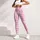 Pink Gingham Hearts for Yoga, Pilates, and Everyday Errands for Women Leggings - 6