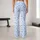 Light Blue Leopard Spots for Yoga Pilates Commutes and Everyday Style Leggings - 10