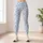 Light Blue Leopard Spots for Yoga Pilates Commutes and Everyday Style Leggings - 6