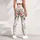 Soft Pink Rose and Bow Florals for Yoga, Pilates and Everyday Wear for Active Women Leggings - 5