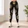 Vintage Celestial Sun Moon And Stars Motif For Yoga, Fitness, And Everyday Wear Style Leggings - 4