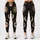 Vintage Celestial Sun Moon And Stars Motif For Yoga, Fitness, And Everyday Wear Style Leggings - 3
