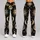Vintage Celestial Sun Moon And Stars Motif For Yoga, Fitness, And Everyday Wear Style Leggings - 9