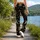 Vintage Celestial Sun Moon And Stars Motif For Yoga, Fitness, And Everyday Wear Style Leggings - 12