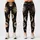 Vintage Celestial Sun Moon And Stars Motif For Yoga, Fitness, And Everyday Wear Style Leggings - 1