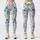 Blue Butterflies And Wildflowers For Everyday Garden Walks And Relaxed Weekend Wear Leggings - 3