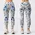 Blue Butterflies And Wildflowers For Everyday Garden Walks And Relaxed Weekend Wear Leggings - 1