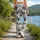 French Bulldog Faces And Bones For Playful Yoga, Pilates And Casual City Outings Daily Leggings - 12