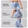 Blue Gray Cloud Wash For Yoga Pilates And Everyday Active Living Leggings - 8