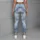 Blue Gray Cloud Wash For Yoga Pilates And Everyday Active Living Leggings - 4