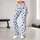 Navy Polka Dots on Ivory for Yoga, Pilates, and Everyday Studio Style Leggings - 10