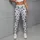 Navy Polka Dots on Ivory for Yoga, Pilates, and Everyday Studio Style Leggings - 5