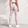 Blush Pink Bow Motifs for Yoga, Pilates and Everyday Studio-to-Street Style for Women Leggings - 5