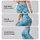 Aqua Blue Smiley Faces for Yoga, Pilates, Gym Days, and Everyday Outings Leggings - 2