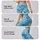 Aqua Blue Smiley Faces for Yoga, Pilates, Gym Days, and Everyday Outings Leggings - 2