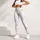 Ivory Champagne Cube Geometry For Yoga, Pilates, Travel And Everyday Active Wear Leggings - 5