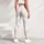 Ivory Champagne Cube Geometry For Yoga, Pilates, Travel And Everyday Active Wear Leggings - 6