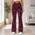 Burgundy Geometric Lines for Yoga, Pilates and Everyday Movement for Active Women Leggings - 10