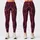Burgundy Geometric Lines for Yoga, Pilates and Everyday Movement for Active Women Leggings - 3