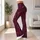 Burgundy Geometric Lines for Yoga, Pilates and Everyday Movement for Active Women Leggings - 11