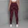 Burgundy Geometric Lines for Yoga, Pilates and Everyday Movement for Active Women Leggings - 4