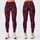 Burgundy Geometric Lines for Yoga, Pilates and Everyday Movement for Active Women Leggings - 1