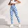 Blue Diamond-Cross Gingham Style for Yoga, Pilates and Everyday Errands for Women Leggings - 5