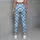 Blue Diamond-Cross Gingham Style for Yoga, Pilates and Everyday Errands for Women Leggings - 6