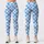 Blue Diamond-Cross Gingham Style for Yoga, Pilates and Everyday Errands for Women Leggings - 3