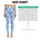 Blue Diamond-Cross Gingham Style for Yoga, Pilates and Everyday Errands for Women Leggings - 3