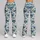 Navy And Sage Fan Scales For Yoga, Pilates, Cycling And Everyday Activewear Leggings - 9
