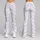 Charcoal And Ivory Hearts For Yoga Pilates And Everyday Activewear Leggings - 9
