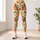 Watercolor Persimmon Fruit for Pilates, Yoga and Everyday Wellness for Women Leggings - 4