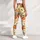 Watercolor Persimmon Fruit for Pilates, Yoga and Everyday Wellness for Women Leggings - 6