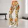 Watercolor Persimmon Fruit for Pilates, Yoga and Everyday Wellness for Women Leggings - 10