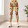 Watercolor Persimmon Fruit for Pilates, Yoga and Everyday Wellness for Women Leggings - 6
