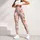Blush Peach Fruit Motifs for Yoga, Pilates, and Fresh Everyday Wellness Style for Her Leggings - 5