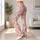 Blush Peach Fruit Motifs for Yoga, Pilates, and Fresh Everyday Wellness Style for Her Leggings - 12