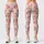 Blush Peach Fruit Motifs for Yoga, Pilates, and Fresh Everyday Wellness Style for Her Leggings - 3
