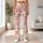 Blush Peach Fruit Motifs for Yoga, Pilates, and Fresh Everyday Wellness Style for Her Leggings - 11