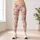 Blush Peach Fruit Motifs for Yoga, Pilates, and Fresh Everyday Wellness Style for Her Leggings - 4