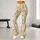 Delicate Orange Wildflower Sprigs for Yoga, Pilates, and Everyday Springtime Outings Leggings - 10