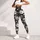 White And Blue Daisies On Charcoal For Yoga, Pilates And Everyday Outings Leggings - 5