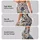 Navy Gold Floral Paisley Motifs for Yoga and Studio Training Women Leggings - 2